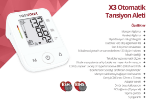 Medikaltec X3 Üst Kol Tipi Otomatik Tansiyon Aleti 5 Yıl Garantili Medikaltec4911 - Görsel 3 (Ön görünüm)
