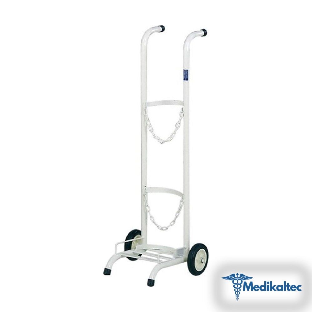 Medikaltec 10 Litre Medikal Tüp Taşıma Arabası Medikaltec2905 - Görsel 1 (Ön görünüm)