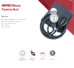 Medikaltec GB102 Manuel Tansiyon Aleti Medikaltec4913 - Görsel 1 (Ön görünüm)