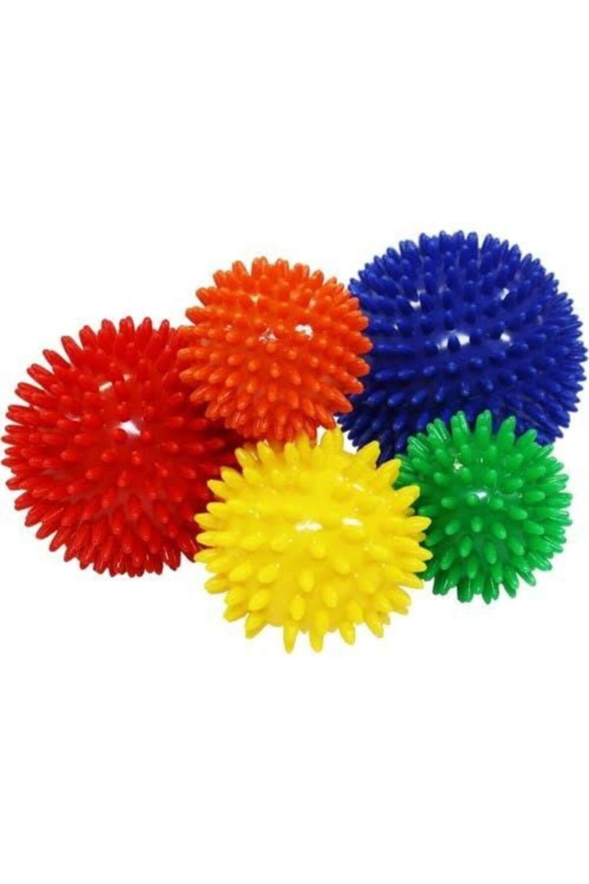 Medikaltec Dikenli Top El Egzersiz Topu-masaj Topu 5 Li Set