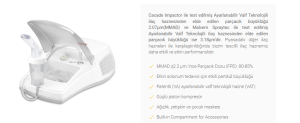 Medikaltec NA100 Kompresörlü Nebülizatör Medikaltec4922 - Görsel 2 (Ön görünüm)