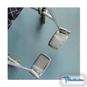 Medikaltec Tekerlekli Sandalye Ayak Basma Pedalı Metal - Görsel 1
