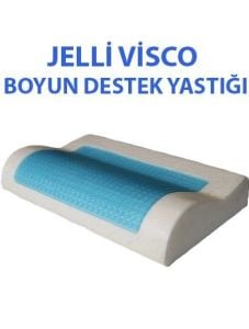 n Yastığı Özel dizaynı sayesinde boynunu - Medikaltec Visko Jelli Boyun Yastığı Medikaltec6224 - Görsel 1 (Ön görünüm)