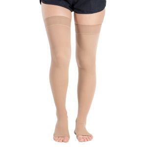 Medikaltec Ccl2 Diz Üstü Burnu Açık Varis Çorabı (Bej) NUMARA 6