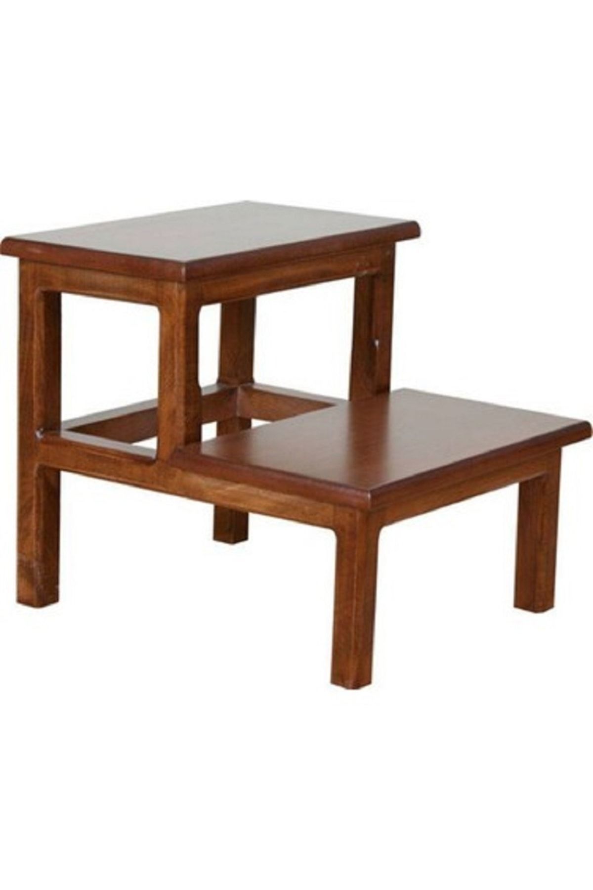 Medikaltec Tabure Ahşap Eskabo Çiftli Basamak