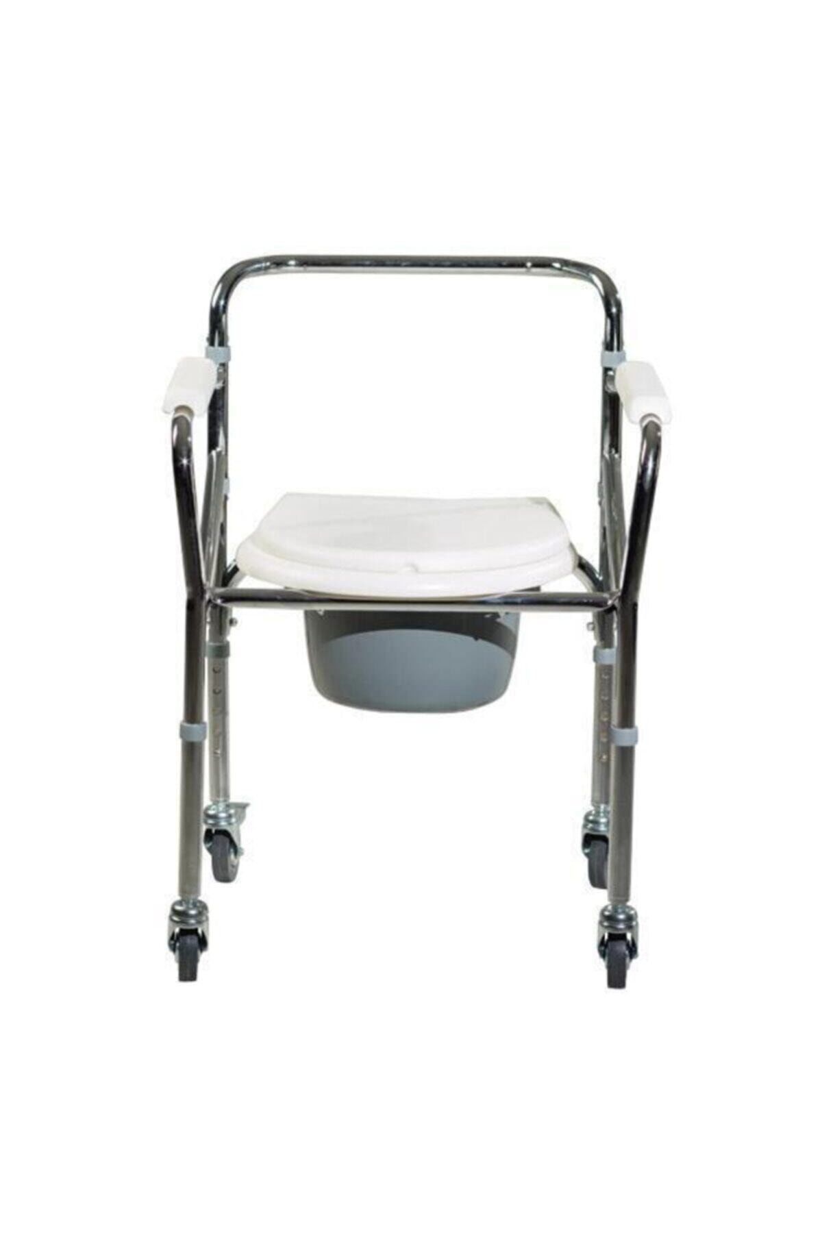 Medikaltec Medwlet Tekerlekli Klozetli Sandalye Ort-a-1023 Medikaltec3945 - Görsel 1 (Ön görünüm)