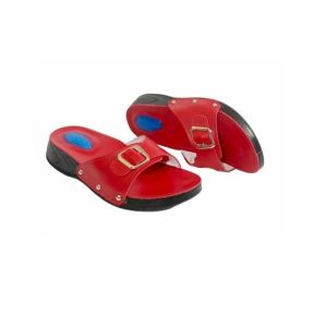 Hallux Valguslu Terlik KırmızıTopuk Dike - Medikaltec Hallux Valguslu Terlik Kırmızı