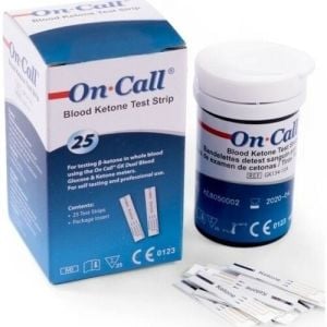Medikaltec On Call Gk Dual Keton Ölçüm Stribi 50 Test