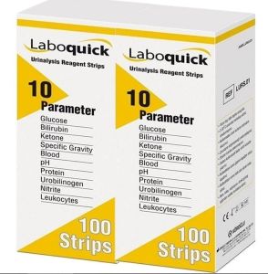 Medikaltec Laboquick Keton Çubuğu Idrar Stribi 100LÜ Kutu 10 Parametre 2 Kutu 200 Adet