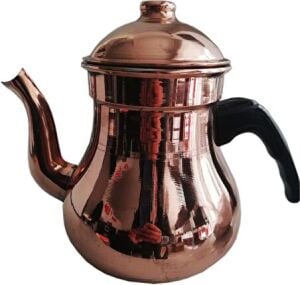 Büyük Boy Bakır Demlik Armut Model Çaydanlık Çay kazanı için Kahveci Demliği