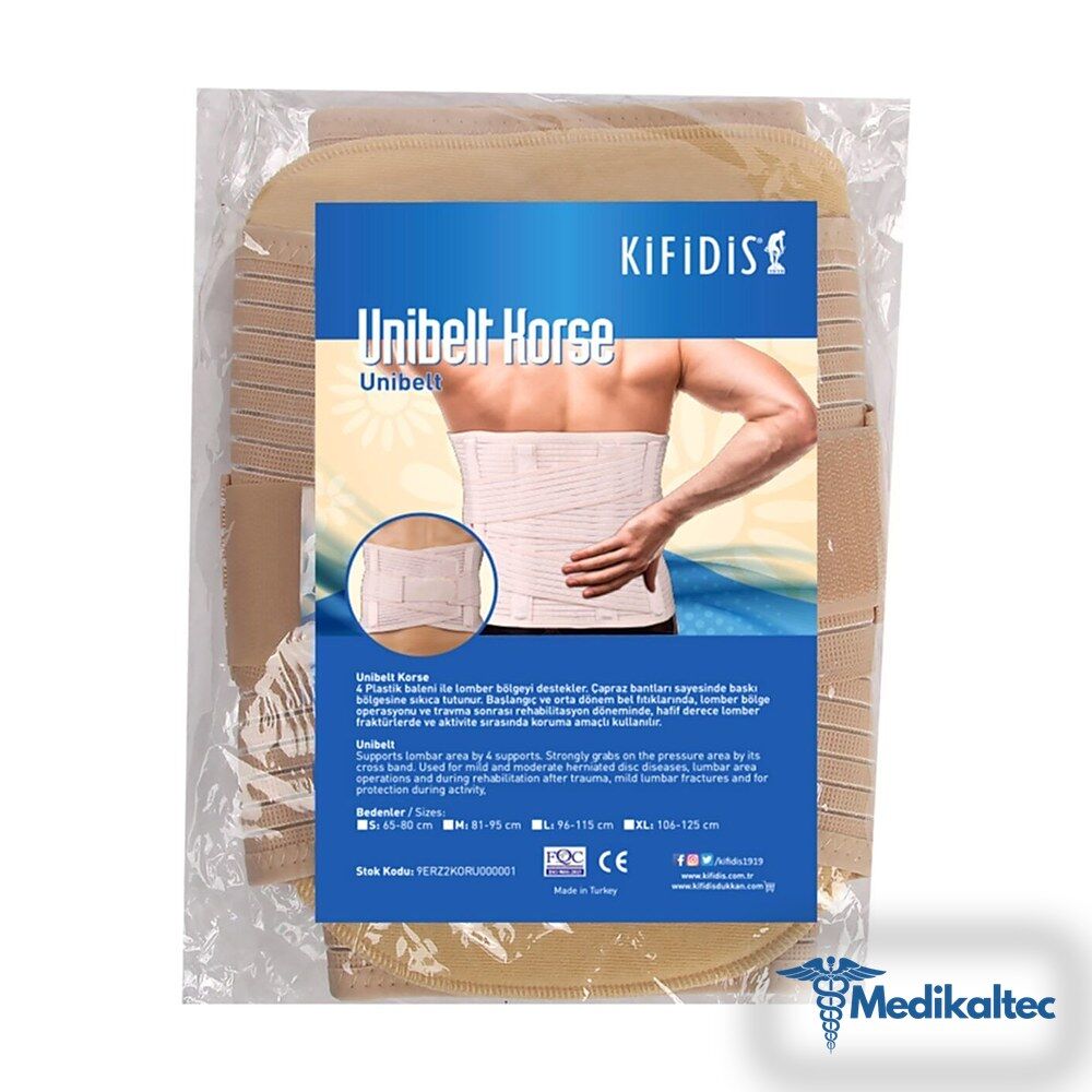 Medikaltec Hafif Unibelt Korse Medikaltec2984 - Görsel 1 (Ön görünüm)