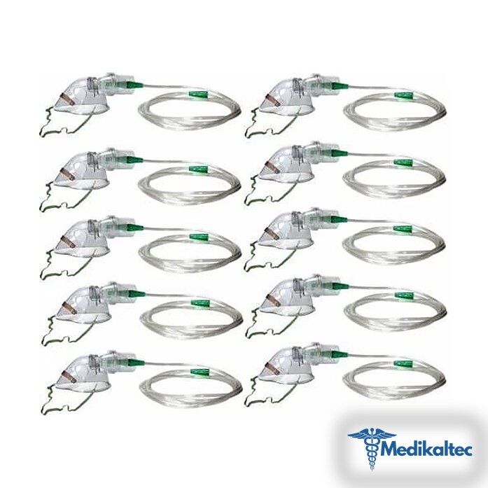 Nebulizatör Maske Seti 10 Adet yetişkin - Medikaltec Nebulizatör Maske Seti Adet Medikaltec7535 - Görsel 1 (Ön görünüm)