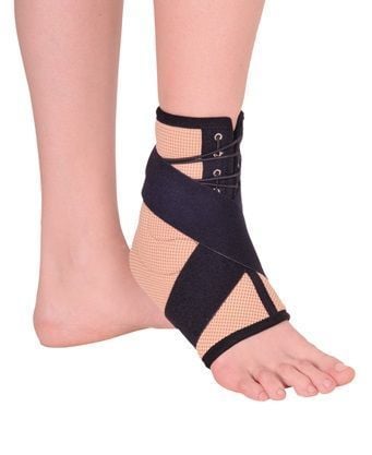 Destekli Ayak Bilekliği Ayak Bilek Çevre - Medikaltec Destekli Ayak Bilekliği Ayak Bilek Çevresi Large