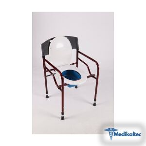 Hasta Sandalyesi Lazımlıklı hasta sandal - Medikaltec Hasta Sandalyesi Lazımlıklı Medikaltec7538 - Görsel 3 (Ön görünüm)