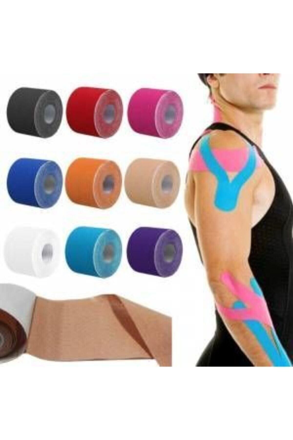 Medikaltec Ağrı Bandı - Kinesio Bant - Sporcu Bandı - Ağrı Bandı 5cmx5m Medikaltec3996 - Görsel 1 (Ön görünüm)